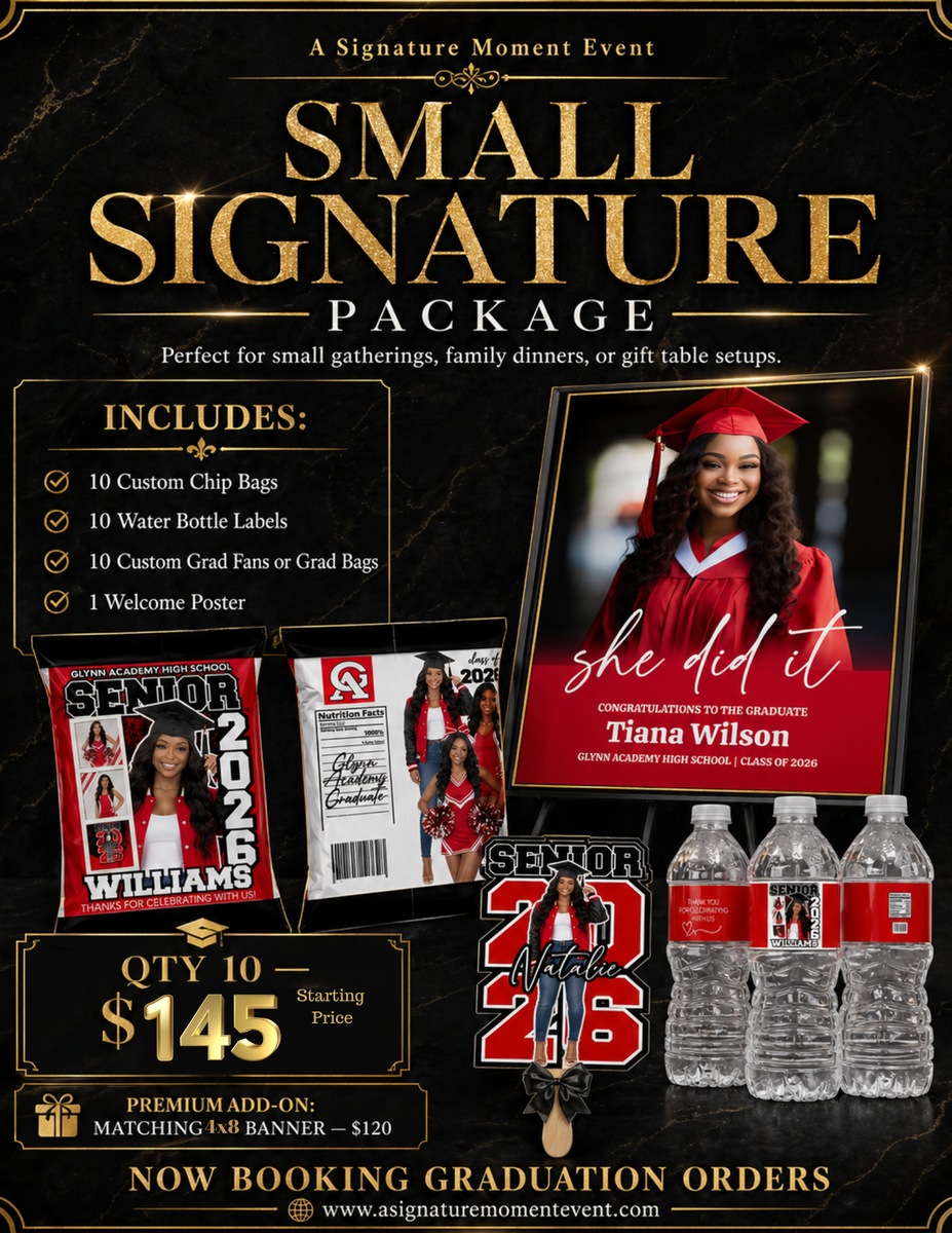 Small Signature Graduation Package – A Signature Moment Event