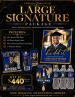 Large Signature Graduation Package